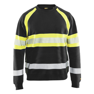 VARSELTRÖJA 3359 1158 SVART/VARSELGUL M
