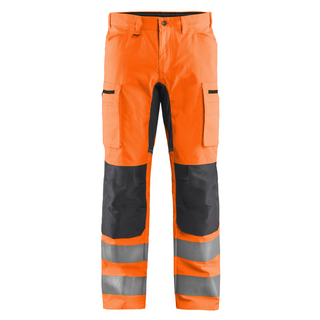 VARSELBYXA 1585 1811 STRETCH VARSELORANGE/MELLANGRÅ C54