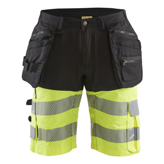 VARSELSHORTS 1596 1811 SVART/VARSELGUL C54