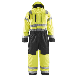 VARSELOVERALL 6763 1977 VINTER VARSELGUL/SVART