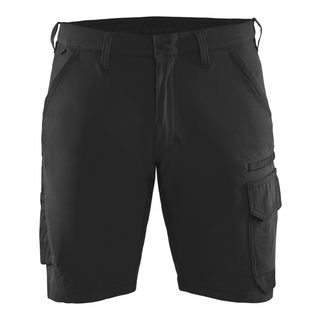 SERVICESHORTS 1423 1645 4VÄGS STRECH SVART/MÖRKGRÅ C50