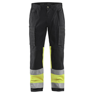 VARSELBYXA 1551 1811 STRETCH SVART/VARSELGUL