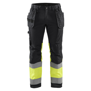 VARSELBYXA 1558 1811 STRETCH SVART/VARSELGUL