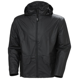 REGNJACKA VOSS PU SVART XL