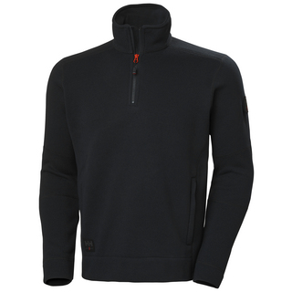 FLEECE KENSINGTON STICKAD SVART