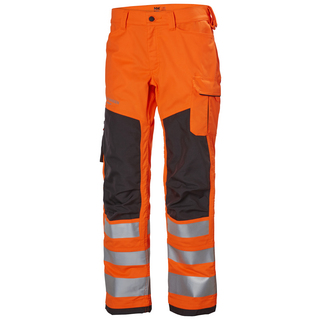 ARBETSBYXA ALNA 2.0 HIVIS KLASS 2 ORANGE/GRANITGRÅ