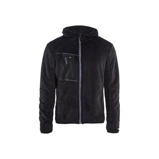 FIBERFLEECEJACKA 4863 2502 SVART/SILVER XXXL