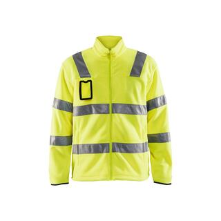 FLEECEJACKA 4833 2560 VARSELGUL 5XL