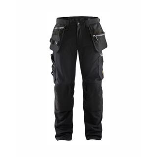 HANTVERKSBYXA 1805 2513 SOFTSHELL SVART D92