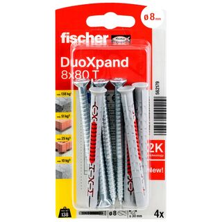 FASADPLUGG DUOXPAND T K 8X80