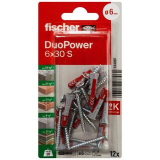 PLUGG DUOPOWER S K 6X30 12ST 6X30