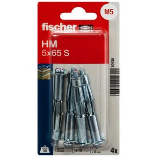 METALLEXPANDER HM 5X65 4ST DUBBELGIPS