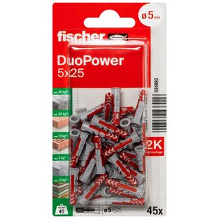 UNIVERSALPLUGG DUOPOWER K 5X25 (45)