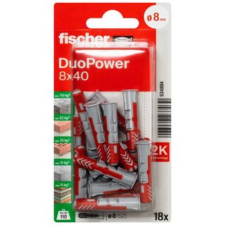 PLUGG DUOPOWER K 8X40 18ST