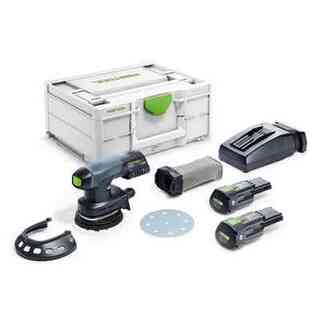 SLIPMASKIN RUND EXCENTER BATTERI ETSC 125 3,0 I-PLUS