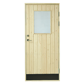 FÖRRÅDSDÖRR 18GR 9X20 RAK G KLARGLAS