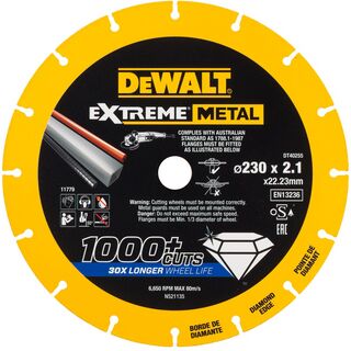 KAPSKIVA METALL 230X22,23X1,5 DT40255-QZ EXTREM