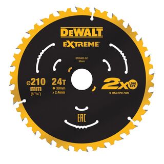 SÅGKLINGA DT20432-QZ EXTREME 24T 210X30MM