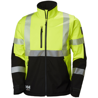 SOFTSHELLJACKA GUL STL XL POLYESTER ICU ENISO20471