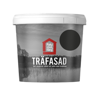 FALU RÖDFÄRG TRÄFASAD SVART 1L