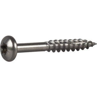 TRÄSKRUV A2 5X40 200ST ESSDRIVE KULLRIG SKALLE RF