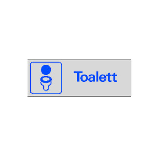 SYMBOLSKYLT TOALETT