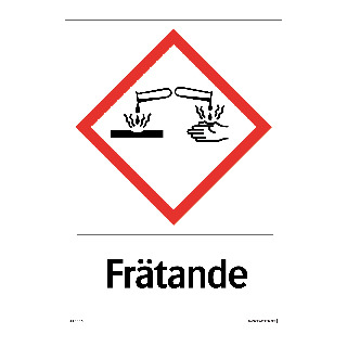 SKYLT KEMISKA ÄMNEN FRÄTANDE