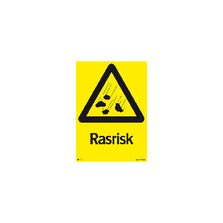 VARNINGSSKYLT RASRISK