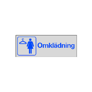SYMBOLSKYLT OMKLÄDNING DAM