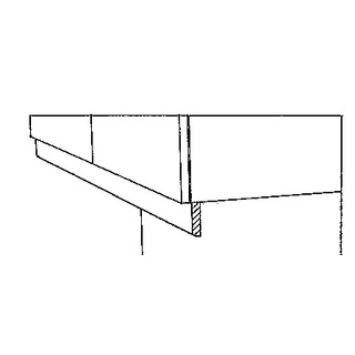 LJUSRAMPLIST PLAN 16X70X2400MM