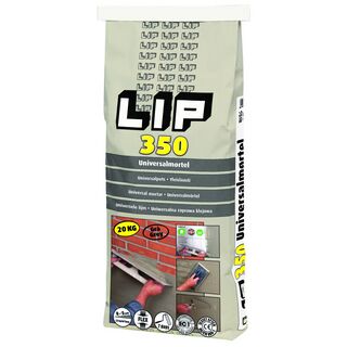 PUTSBRUK LIP 350 UNIVERSALPUTS GRÅ 20KG
