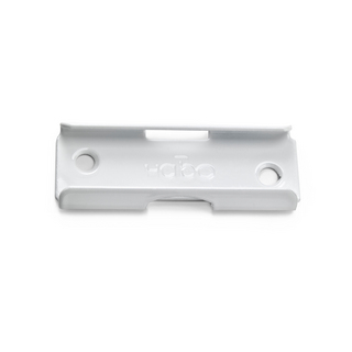 GARDINBESLAG 420-H2 VIT 2-P SB L=75MM 2-PACK VITLACK