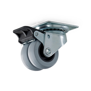 LÄNKHJUL 4105 D 50MM BROMS M PLATTA ELZINK 70KG