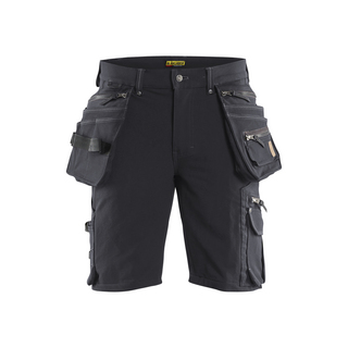 HANTVERKSSHORTS 1988 1644 4-VÄ STRETCH X1900 GRÅ/SVART C50