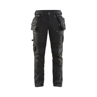 HANTVERKSBYXA STRETCH X1900 1990 1141 SVART/SVART C146