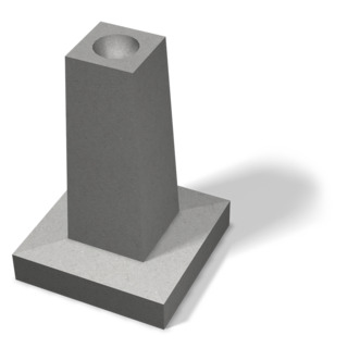 PLINT 750 TYP CARPORT 750X500X500MM