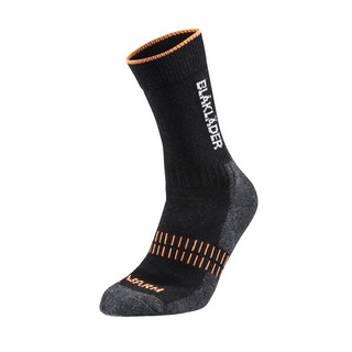 SOCKA 2192 1095 WARM SVART/NEONORANGE 36-39