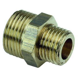 METALLRÖRDEL R25XR15 DUBBELNIPPEL