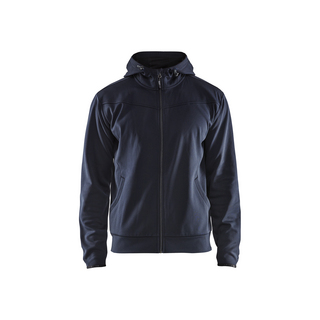 LUVTRÖJA 3363 2526 DRAGKEDJA MÖRK MARINBLÅ/SVART XXL