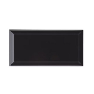 KAKEL BISELADO SVART 15X45