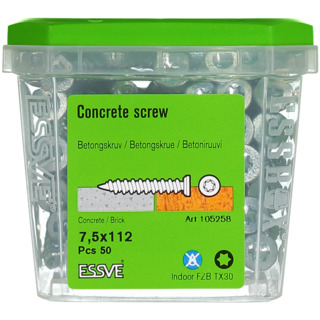 BETONGSKRUV ECS-C FÖRSÄNKT FZB
