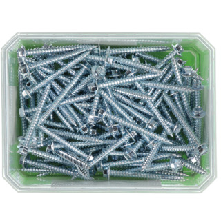 BYGGSKRUV MED SLAGEN FLÄNS FZB