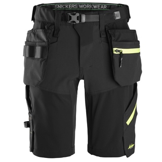 SOFTSHELLSHORTS STRCH HF SVART/NEONGUL STL 58
