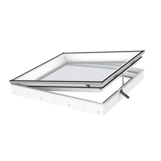 TAKFÖNSTERKUPOL INTEGRA VIT EL 2-GLAS