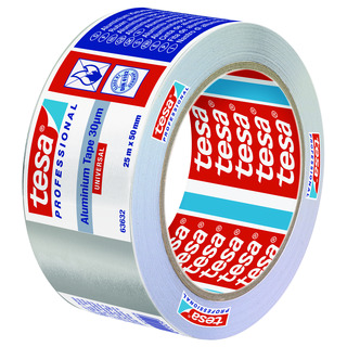 ALUMINIUMTEJP 63632 UNIVERSAL TESA SILVER 25MX50MM