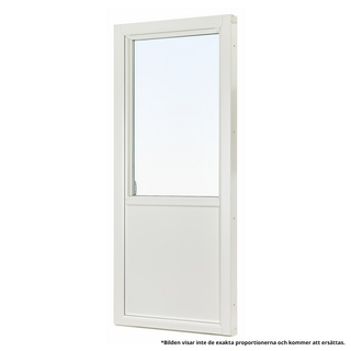 PARFÖNSTERDÖRR TRÄ/ALU 2+1-GLAS INÅTGÅENDE RUND PROFIL