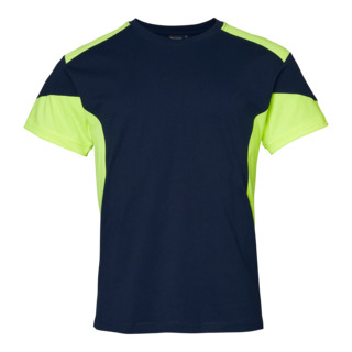 T-SHIRT 210 MARIN/GUL S