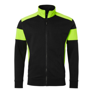 SWEATSHIRT HELZIP 223 SVART/GU L