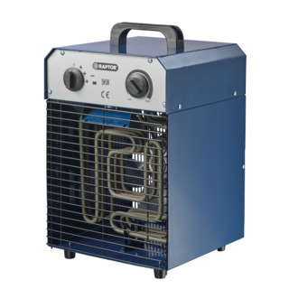 VÄRMEFLÄKT 5KW RAPTOR SVART