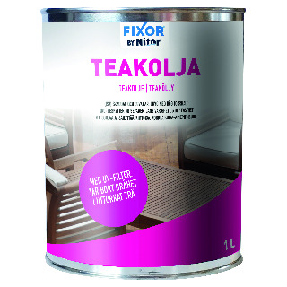 TEAKOLJA NITOR 1L